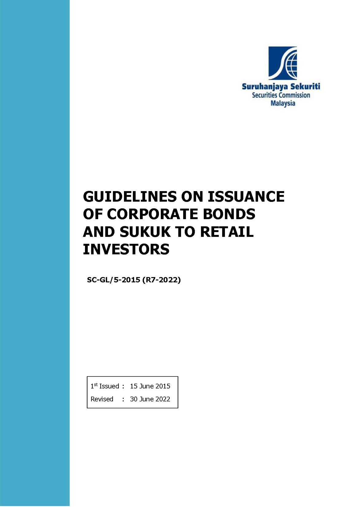 For Issuance Of Corporate Bonds And Sukuk To Retail Investors