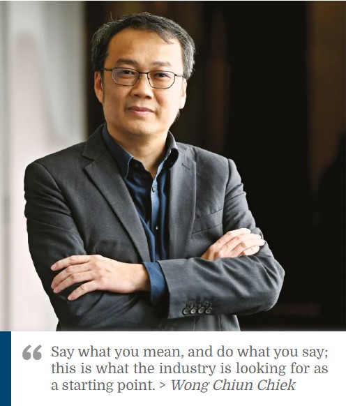 Wong Chiun Chiek, Senior Executive Vice-President, Data, Index & ESG Business of Bursa Malaysia